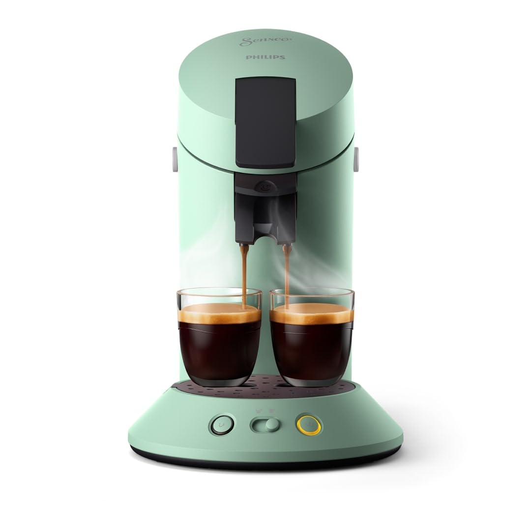 Senseo Original Plus Machine à Café à Dosettes CSA210/80 – Vert Désert