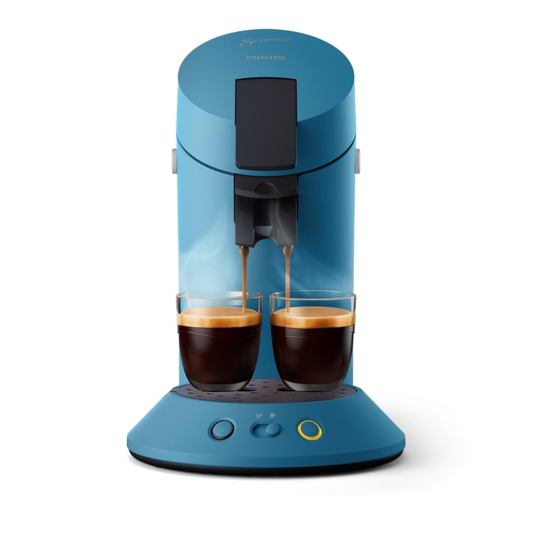 Senseo Original Plus Machine à Café à Dosettes CSA210/00 – Bleu Paon