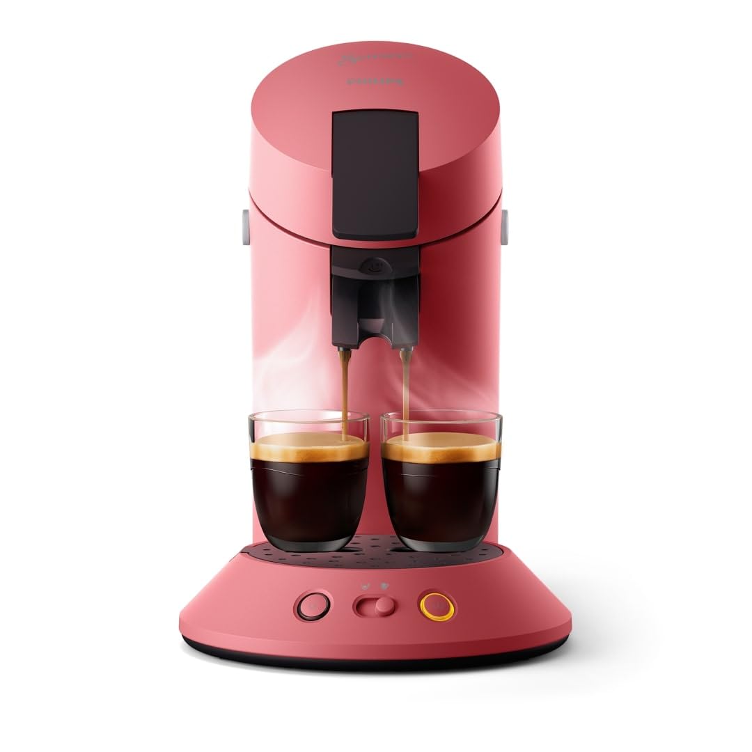 Senseo Original Plus Machine à Café à Dosettes CSA210/35 – Rouge Tendre