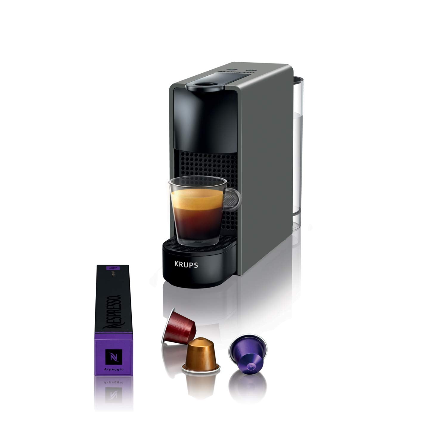 Nespresso Essenza Mini Machine à Café à Capsules – Gris Intense