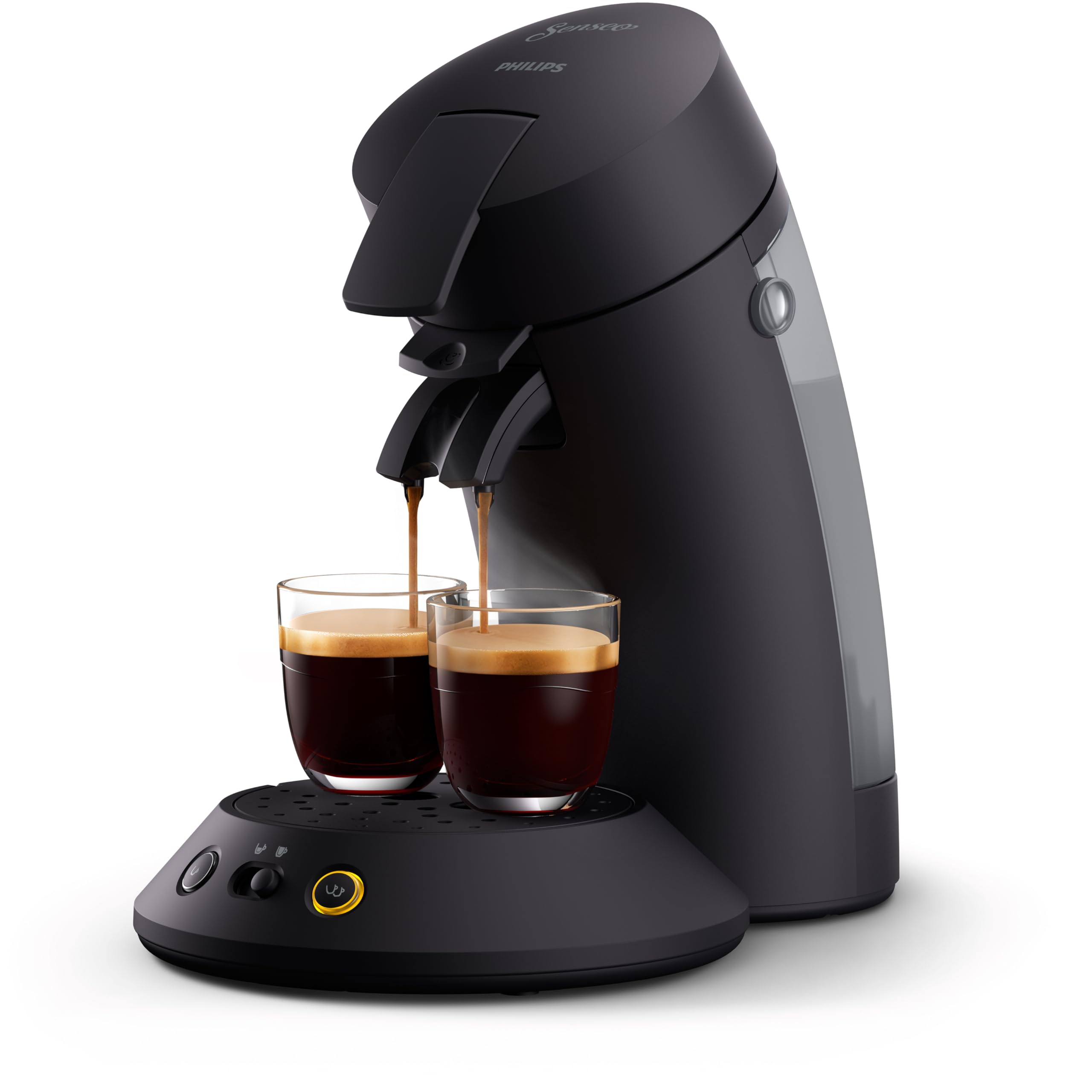 Senseo Original Plus Machine à Café à Dosettes CSA210/61 – Noir Intense